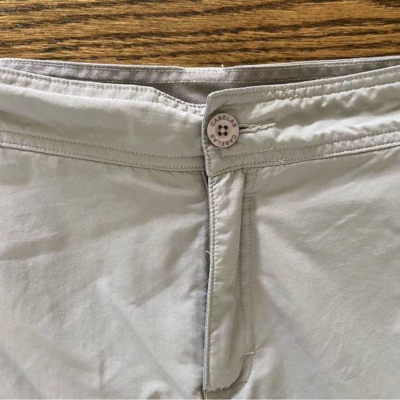 Cabela's Guidewear Shorts Women XL Grey Quick Dry Pockets Outdoor Hiking Kayak - Picture 2 of 10